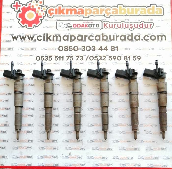 0445115 048 Bmw X5 E70 3.0 Tdi M57TU Çıkma Enjektör Temiz Muayyer