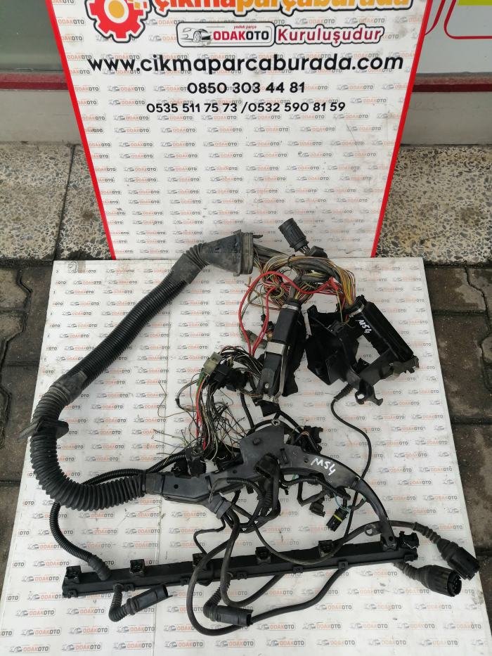 BMW E46 3 serisi M54 Çift Vanus Çıkma Motor Tesisatı Temiz