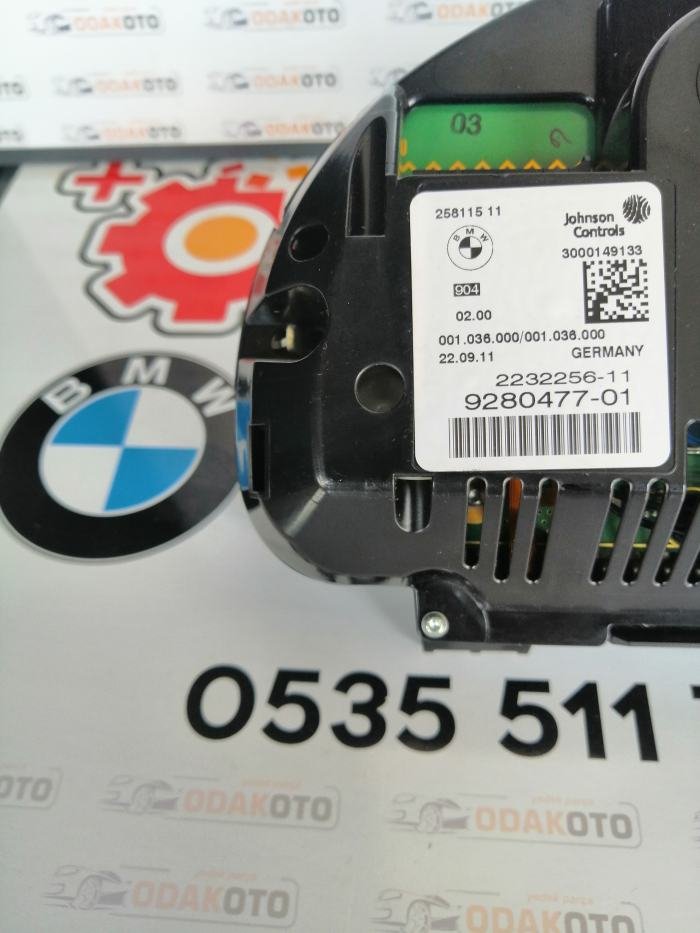 9280477 BMW F10 5 Serisi Benzinli Çıkma Gösterge Paneli Temiz - Görsel 2